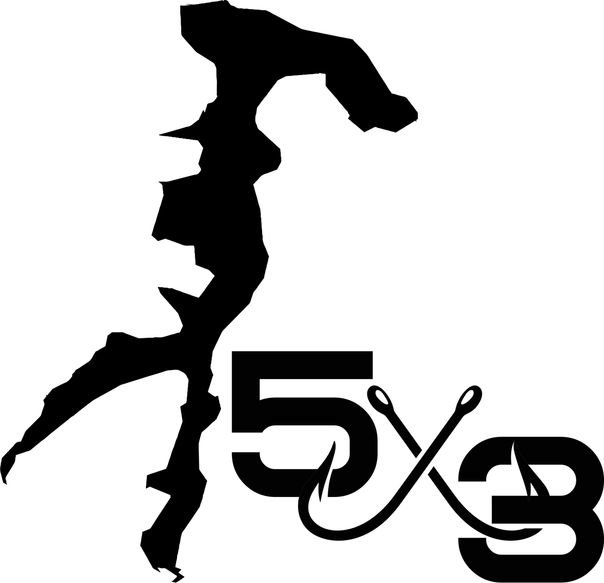 5x3 Mt. Storm Lake Decal 5x3 Fishing