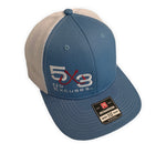 Snap Back - Columbia Blue/White