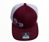 Snap Back - Maroon/White